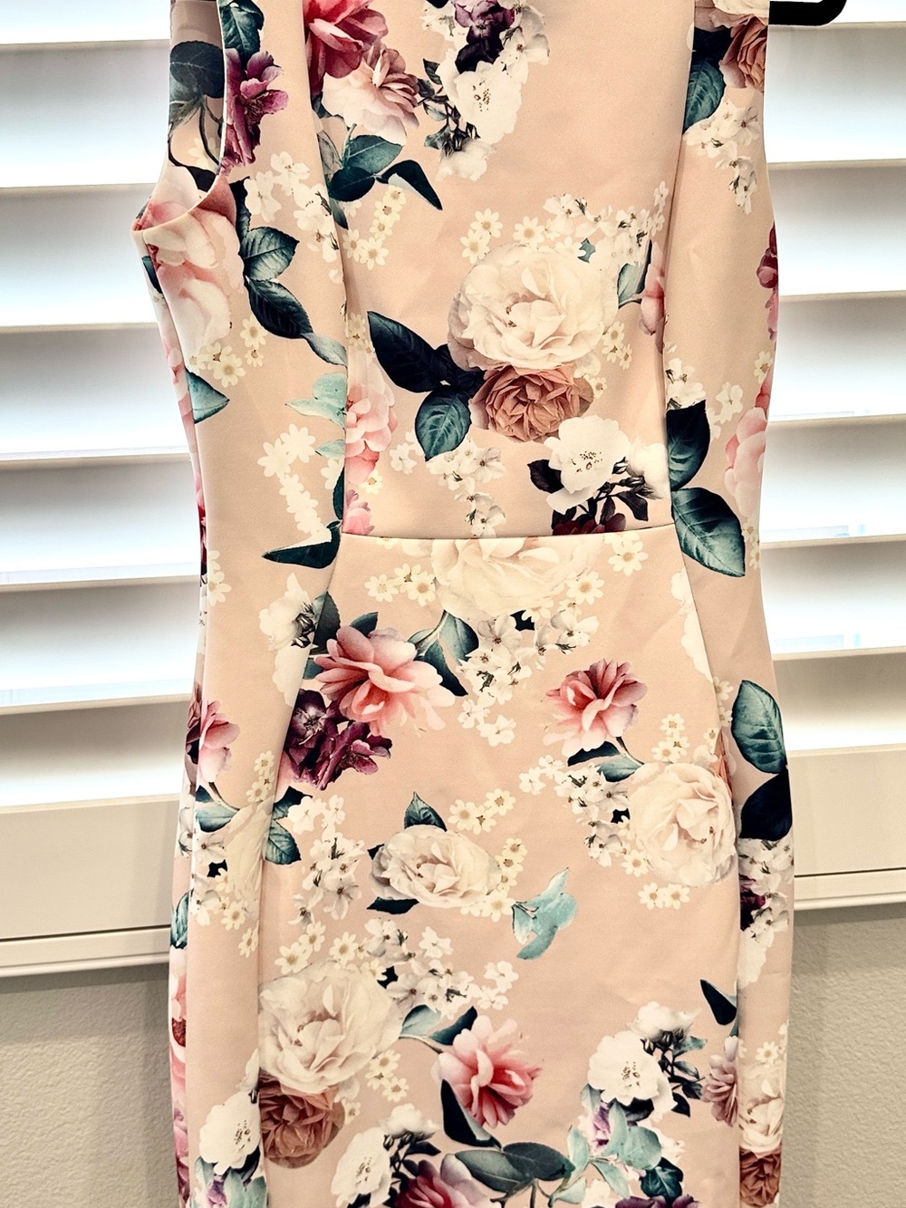 Calvin Klein Pink Floral Pencil Skirt